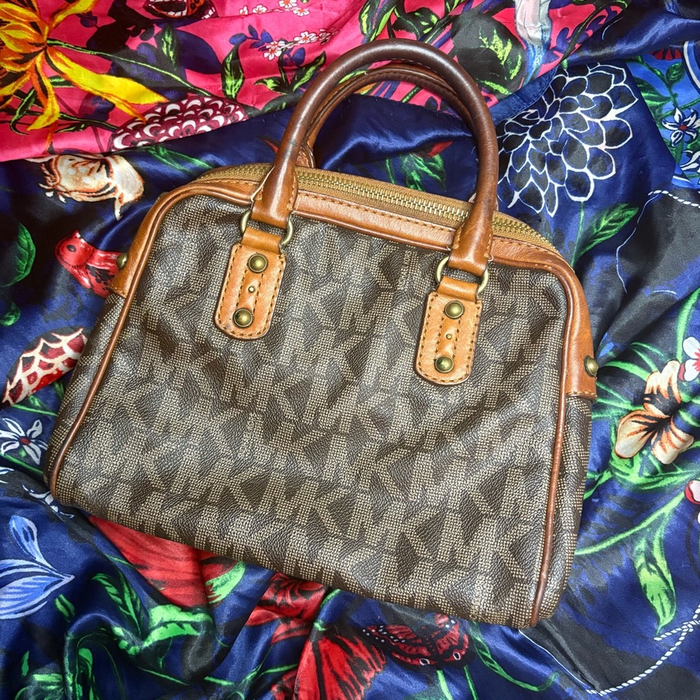 Brown Monogram Michael Kors Bag